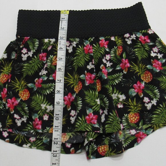 Freestyle Revolution Women's Boho Wide Leg Tropical Floral Runner Shorts Size S - Picture 5 of 7